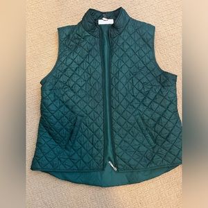 Karen Scott forest green vest XL